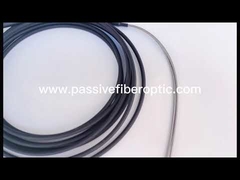 FTTA CPRI Πεδίου Οπτικών Ινών DLC Patch Cord 5.0mm LSZH Μαύρο
