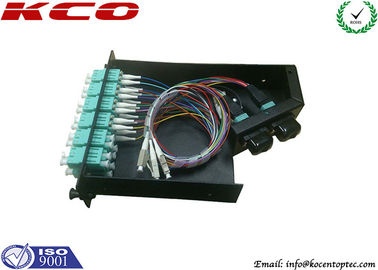 24F OM3 LC Duplex MPO MTP Cassette Modular Fiber Optic Module for 96 Cores High Density Patch Panel