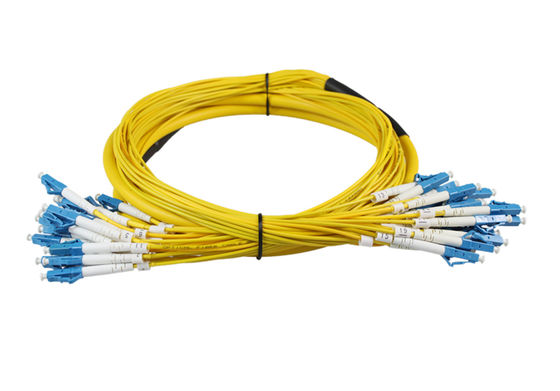 8-Core 12-Core 24-Core Fiber Optic Patch Cord with Low Insertion Loss and Duplex LC Connector