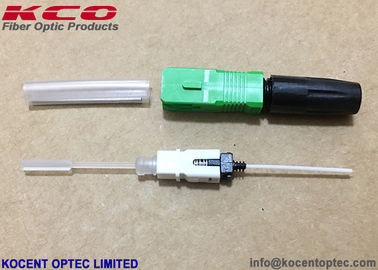 0.9mm SC/APC Fiber Optic Fast Connector with 0.2dB Insertion Loss and 50mm Length for Field Assembly