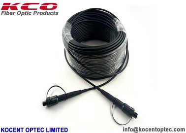 Waterproof Armored Outdoor Field Fiber Optic Patch Cord with Mini SC/APC Connector