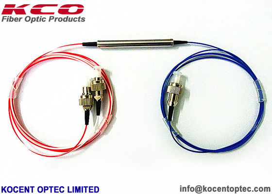 1064nm Wavelength Single Mode Fiber Optic Circulator with FC/APC Connector and 1.0m Length for EDFA and Fiber Sensors