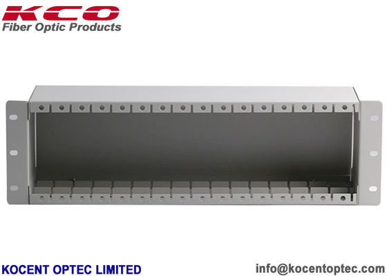 3U 4U PLC Fiber Optic Splitter with 2 Way Input & 16 Way Output and Steel Tape Construction for High-Density Optical Distribution