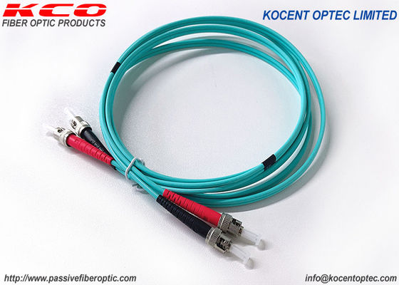 ST Connector Fiber Optic Patch Cord with 0.35dB Insertion Loss and 45dB Return Loss for High-Performance Networking