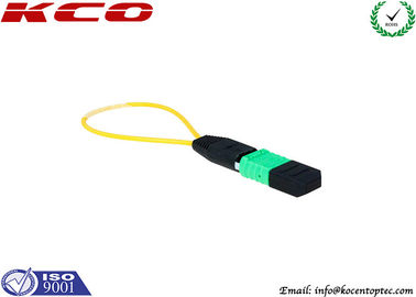 Mono Mode MPO MTP Loopback Cable and Fiber Optic Loopback Tester with 0.2dB Insertion Loss and 55dB Return Loss