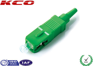 SM SC / APC Simplex Fiber Optic Connectors Housing Set 0.2dB Low Insertion Loss with RoHS