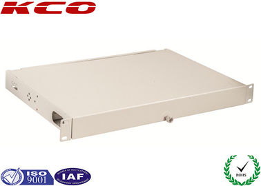 Τελική επιτροπή μπαλωμάτων λήξης ινών κιβωτίων οπτικών ινών τοποθετημένο ράφι 1U