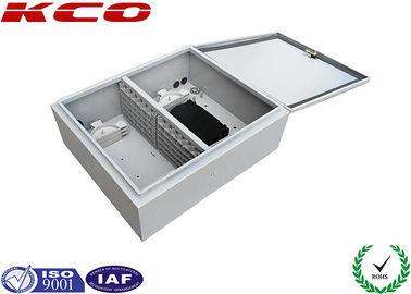 Τοποθετημένο τοίχος τελικό πλαίσιο 72 οπτικών ινών χάλυβα απώλεια εισαγωγής ινών 0.15dB