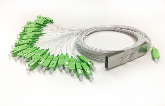 ΠΛΚ 1x32 1:32 1*32 ΠΛΚ Οπτικός Διαχωριστής Μίνι Σιδηροσωλήνα SC Συνδέτης 0,9mm LSZH