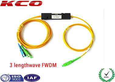 WDM φίλτρων πολυδιαυλωτών FTTH/FTTx 1310/1550/1490nm EPON FWDM τμήματος μήκους κύματος φίλτρων