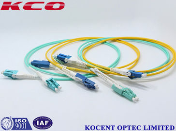 Switchable MPO to LC Uniboot Single Mode Mono Mode OS2 Optic Fiber Patch Cables