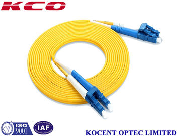 SM Μονό-τρόπος Duplex LC/UPC-LC/UPC 2,0 mm Fiber Optic Patch Cord PVC LSZH