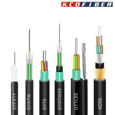 ASU Outdoor Single Mode G652D G657A Mini ADSS Fiber Optical Cable