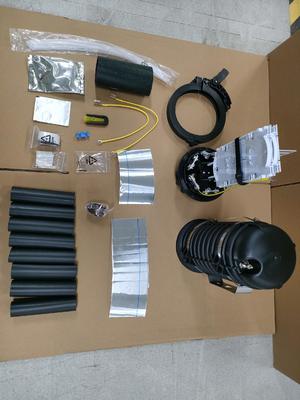 FOSC400 A8 Fiber Optic Splice Closure Dome Type 48cores 96 Cores with 24 SC adapter