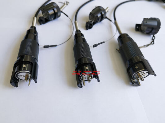 6 Cores Water-proof YZC06P Connector / 6 fibers Outdoor Tactical YZC Patch Cord 500m 7.0mm TPU