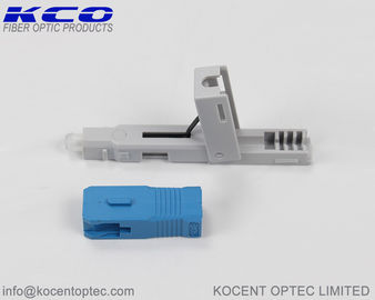 0.3dB Insertion Loss 55dB Return Loss 3D Pass SC Fast Connector Field Assembly Connector for FTTH Drop Cable