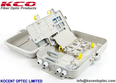 Outdoor IP65 Fiber Optic Termination Box with 48 Ports and 1*32 2*32 Splitter for Wall or Pole Mounting