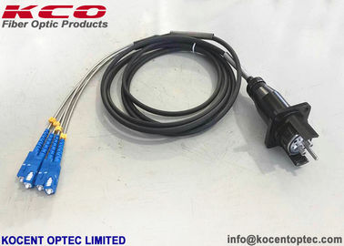 Outdoor Military Grade IP65 Fiber Optic Patch Cord Tactical Fiber Connector for Harsh Environments