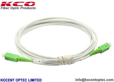 SC APC Fiber Optic Patch Jumper with G657B3 Fiber and 3.5mm PE Sheath ISO9001 Compliant