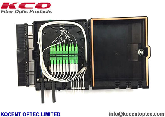 8 Core 12 Fibers ABS+PC Material Fiber Optic Terminal Box Optical Distribution Box for FTTH