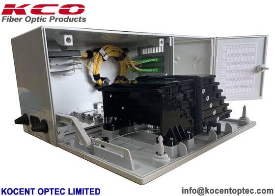 Ο τοίχος 48 λιμένων τοποθετεί τη διανομή kco-ftb-48HW θραυστών κιβωτίων MODB λήξης ινών