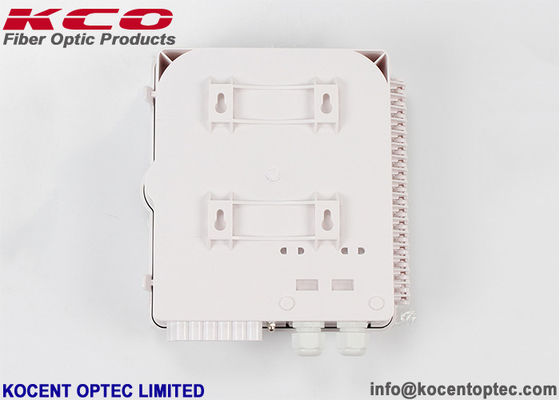12 Port IP65 Outdoor Fiber Optic Terminal Box with ABS+PC Material for Wall or Pole Mount in FTTH Networks