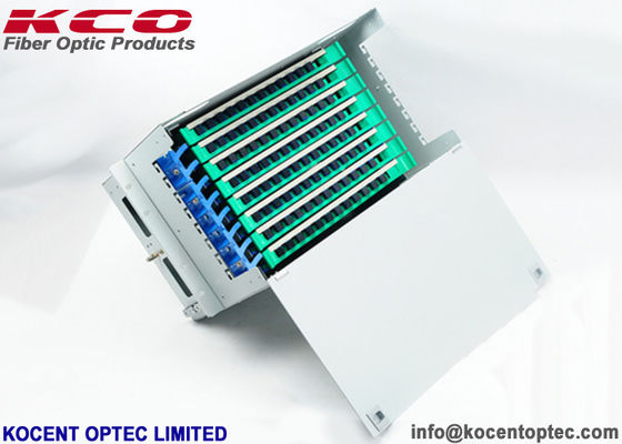 Το ράφι 96 πυρήνων τοποθετεί την τελικά μονάδα κιβωτίων ODF οπτικών ινών/το υλικό χάλυβα 96fo