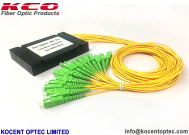 116 PLC Fiber Optic Splitter 1x16 ABS Box 0,9mm 2,0mm 3,0mm 1*16 Μοντυλικό Splitter