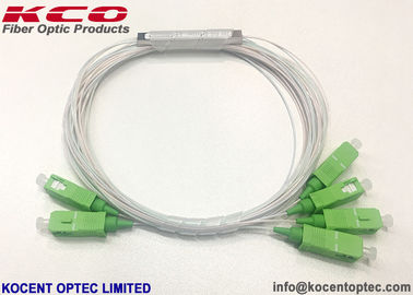 Μίνι σωλήνες οπτικών ινών PLC Splitter 2:4 2*4 2x4 SC APC UPC