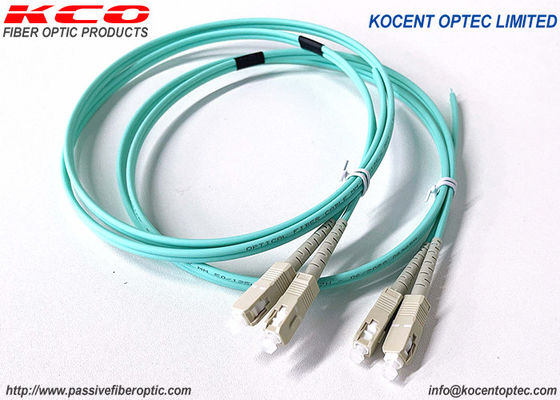 SC FC LC ST MM Multimode Patch Cord OM3 OM4 OM5 Υφασματικές οπτικές καλώδια