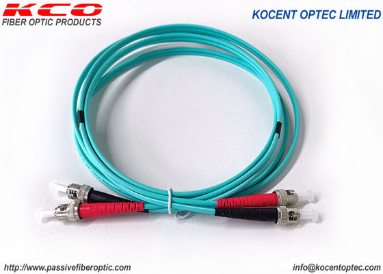Αραμίδιο PVC LSZH MM Οπτικά ινώδη καλώδια patch ST SC LC FC OM3 OM4 Multimode 10G Duplex