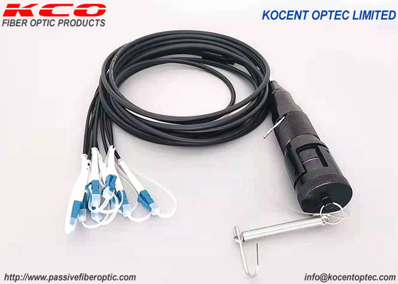 FTTA Fiber Optical Patch Cables 4fo 8fo 12fo Αδιάβροχος τακτικός θωρακισμένος σύνδεσμος YZC
